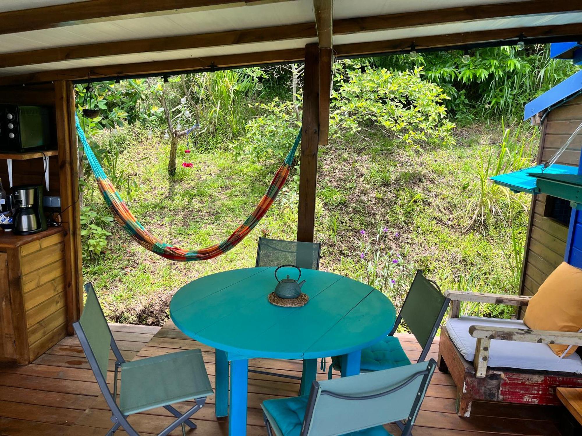 Bungalow Avec Vue Dans Lieu Calme Le Carbet Bagian luar foto